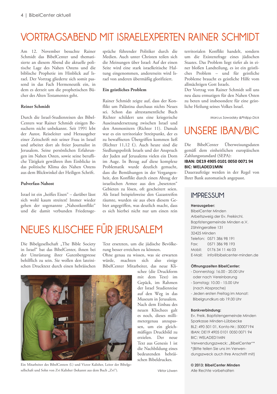 Vorschau BibelCenter aktuell 2 | 2013 Seite 2