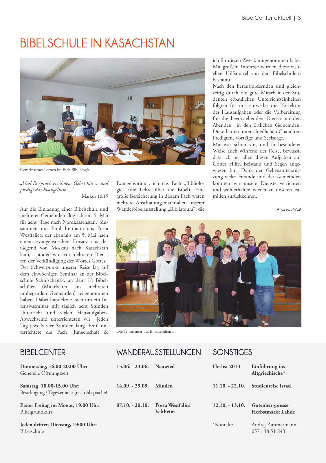 Vorschau BibelCenter aktuell 1 | 2013 Seite 3