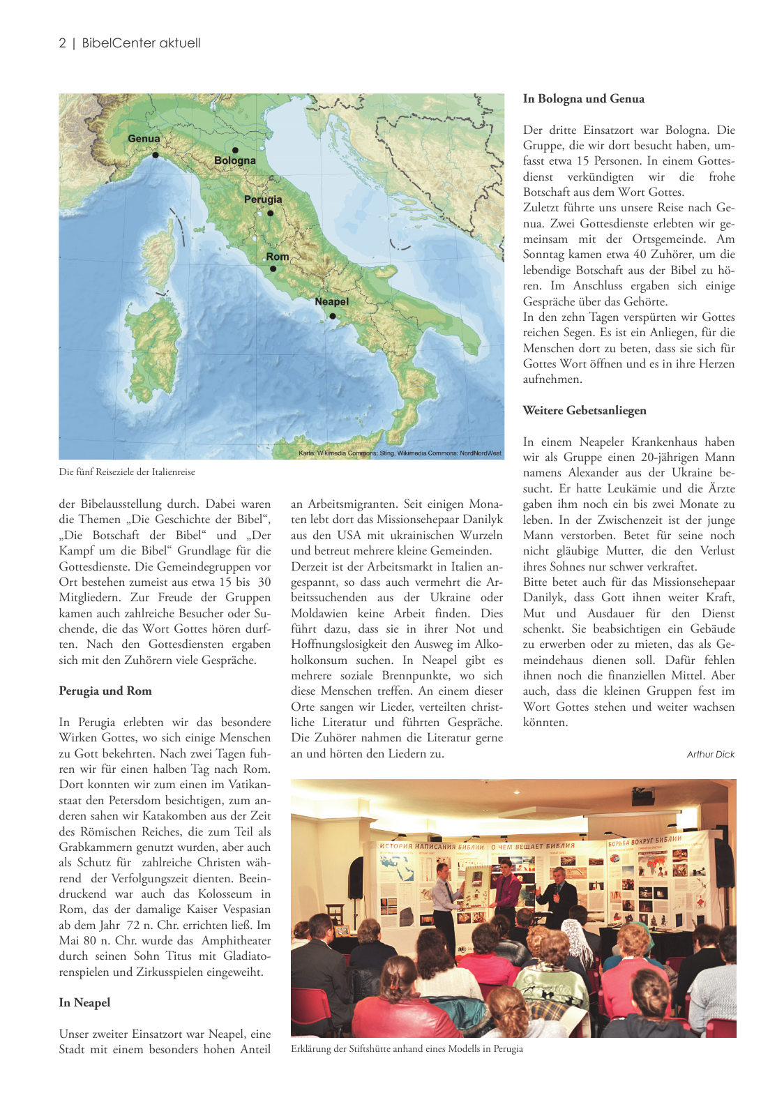 Vorschau BibelCenter aktuell 1 | 2013 Seite 4
